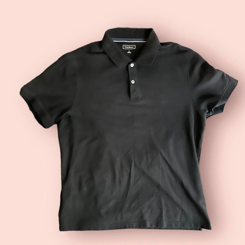 (Retail $40) Men's Black Club Room Polo (size L)